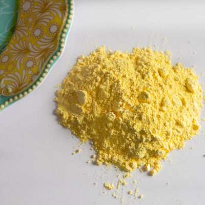 SHUANGYAN Yellow Urea Formaldehyde Compound Powder 100% Melamin Diterapkan pada Plat 20KGS/Kraft Paper Bag