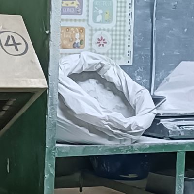 White Crystal Melamine Glazing Powder Chemical Grade Untuk Porselen Imitasi