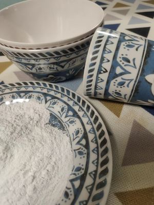 UF1P Melamin Bubuk Bahan Khusus / Bubuk Resin Putih CAS 108-78-1