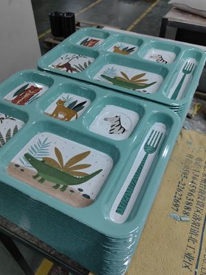 20kgs / bag Bahan Baku Melamin Cas 108-78-1 Mangkuk Plastik Melamin