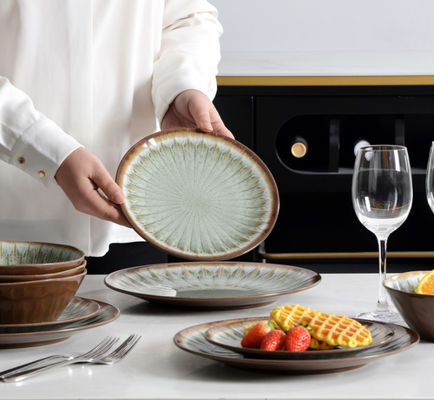 Piring dan mangkuk pesta 12pc Melamine Dinnerware Set Iso