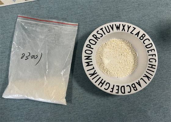 Warna Putih Melamin Bubuk Cetakan C3h6n6 Granul Kandungan Abu Rendah