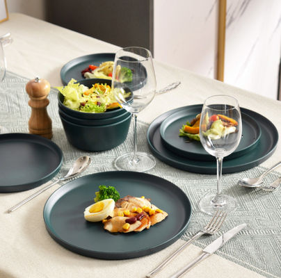 Piring Piring Dan Mangkuk Melamin Pakaian Meja Kebun Tidak Rusak