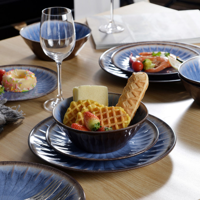 Ketahanan Panas Melamin Perlengkapan Meja Set Microwave Outdoor