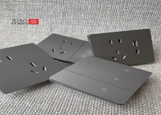 100% Melamin 99.8 Wash Basin Washstand Switch Panel tahan goresan