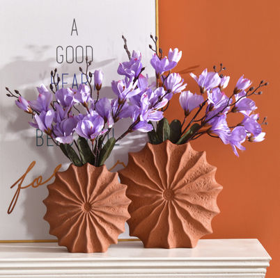 Vasa Keramik untuk Dekorasi Rumah Set 2,Vasa Terakotta,Vasa Bunga,Vasa Bunga Kering,Vasa Bunga Pemotong, Dekorasi Musim Gugur