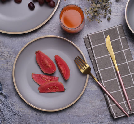 Set piring makan malam melamin tahan panas Gufaith 12 pcs