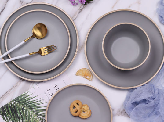 Mesin Cuci Piring Aman Melamin Outdoor Dinnerware Sets tahan pecah awet tahan lama