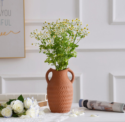 Dekorasi Vasa Keramik Bebas BPA Rumah Restoran Elegan