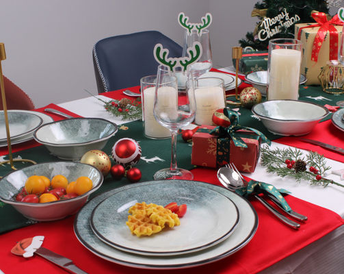 Bahan Melamin Putih Plate Set Cuci Piring Aman Untuk Hotel