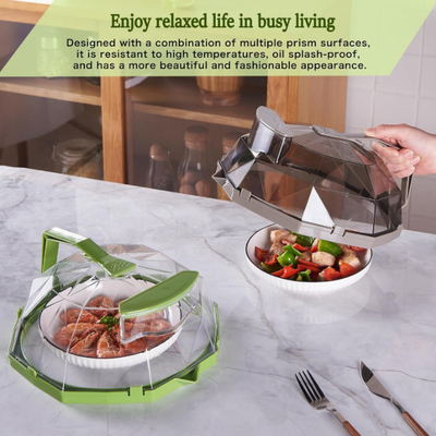 Fine Nice Microwave Splatter Cover Makanan Dapur Gadgets 10 Inch Dengan Handle