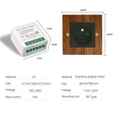 250v Panel switch listrik Waktu Jadwal Kontrol suara