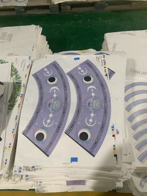 100% tebal Resin Melamin Decal Paper Disesuaikan Untuk Melamin Dinnerware