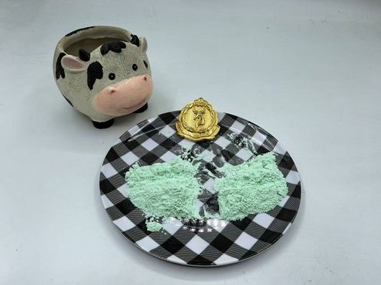 Bubuk melamin Bahan baku untuk Melamin Perlengkapan Meja Formaldehida Membentuk Urea Formaldehida Resin