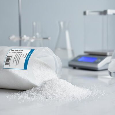 Bahan baku 100% melamin Bahan baku melamin dengan rantai utama molekul Heterochain Polymer dan kandungan melamin 998% Plus