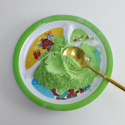 GUFAITH Green Melmaine Moulding Compound Powder Good Stable Easy Forming Melamine Formaldehyde Powder Amino Resin Bahan baku Makanan Berkualitas Tinggi Pakaian Makan Piring sendok