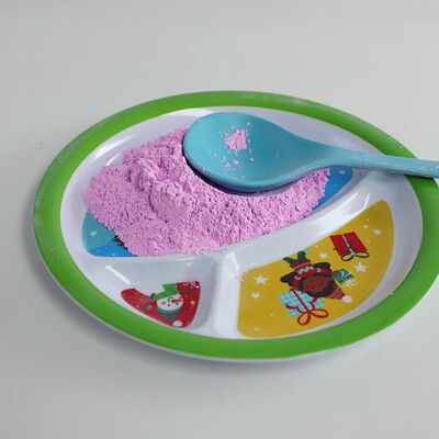 Bubuk Melamin GUFAITH Pink Food Grade Resin Melamin Formaldehida Bahan Baku untuk Peralatan Makan Senyawa Cetak Melamin Berwarna Aliran Sangat Baik Stabil