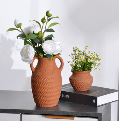 ISO Keramik Lantai Vase Bulat tahan panas / chip